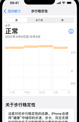 巴中iPhone手机维修如何在iPhone开启'步行稳定性通知'