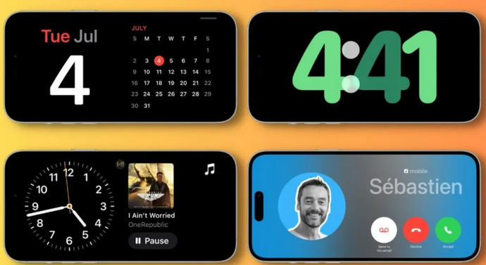 巴中苹果手机维修分享iOS17横屏充电待机显示有什么好处 