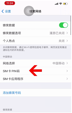 巴中苹果14维修网分享如何给iPhone14的SIM卡设置密码 