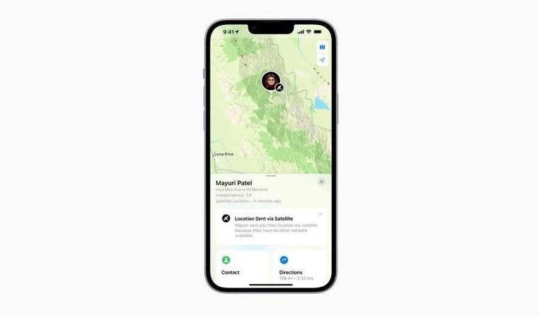 巴中苹果14维修分享iPhone14系列中 FindMy功能通过卫星分享位置方法教程 