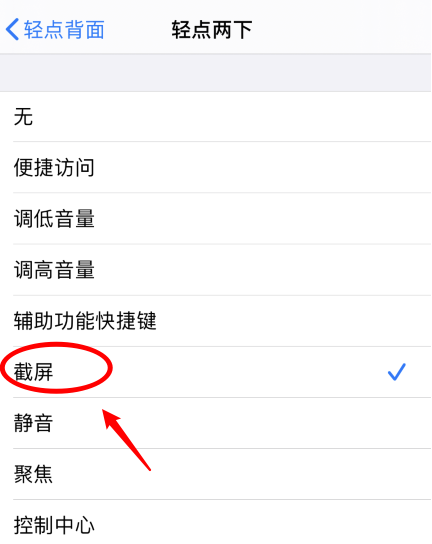 巴中苹果手机维修分享iPhone12如何启用双击截屏 